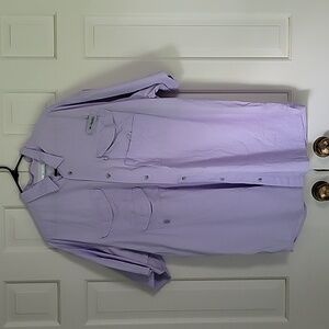 Columbia men's light purple short sleeve  PFG shirt sz xl vented